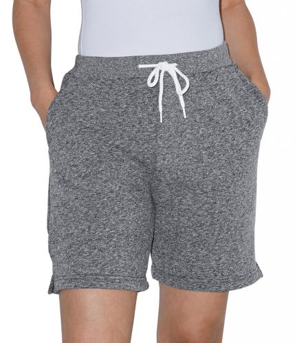 American Apparel Unisex Salt and Pepper Gym Shorts